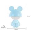 Ночник Kite Светильник LED с аккумулятором Cute Mouse, голубой (K25-316-2-3) изображение 6