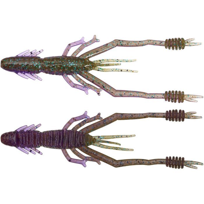 Силикон рыболовный Reins Ring Shrimp 4" 060 Onga River Moneybait (6 шт/уп.) (1552.09.16)