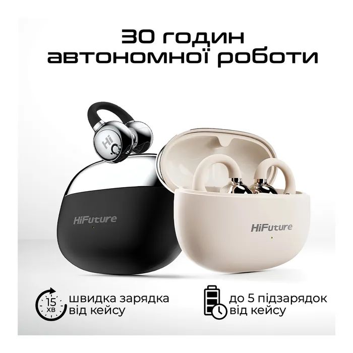 Наушники HiFuture FlexClip Black (flexclip.black) изображение 8