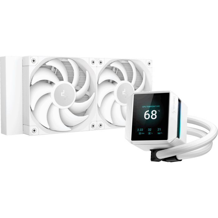 Система жидкостного охлаждения Deepcool Mystique 240 White (R-LX240-WHDSNMP-G-1)