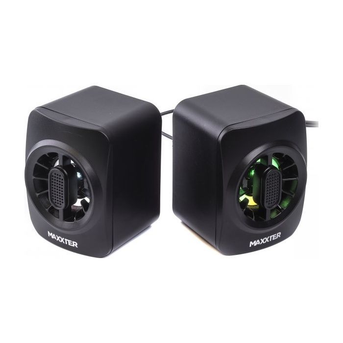 Акустическая система Maxxter CSP-U005RGB USB Black (CSP-U005RGB) изображение 2