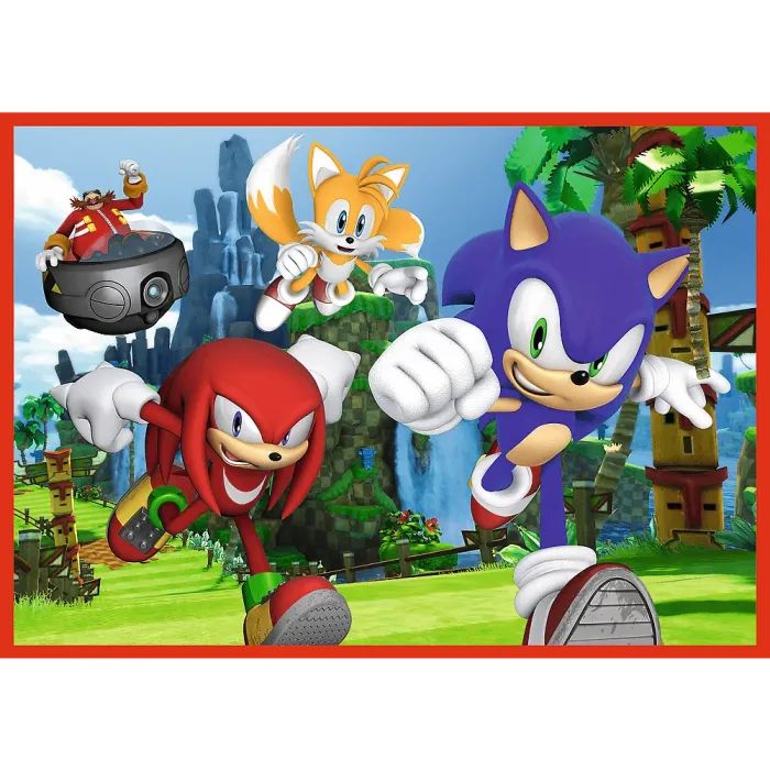 Пазл Trefl Sonic Пригоди Соніка 4 in 1 (35, 48, 54, 70) елемента (5900511346251) зображення 2