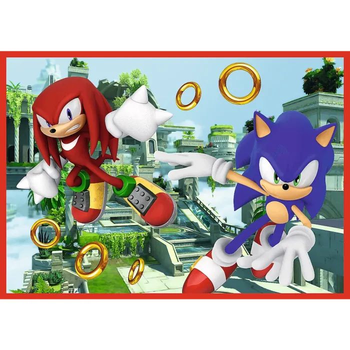 Пазл Trefl Sonic Пригоди Соніка 4 in 1 (35, 48, 54, 70) елемента (5900511346251) зображення 4