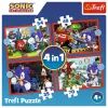 Пазл Trefl Sonic Пригоди Соніка 4 in 1 (35, 48, 54, 70) елемента (5900511346251) зображення 6