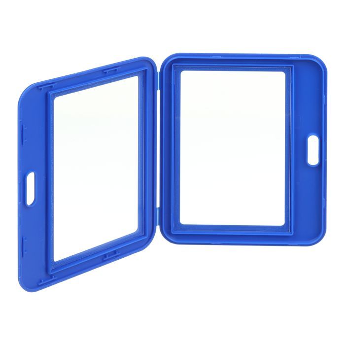 Бейдж Buromax горизонтальний, 101 х 80 мм, PP+PVC, синій (BM.5415-02) зображення 2