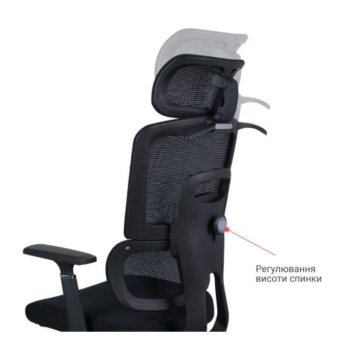 Офисное кресло Аклас Арктик WT R-SR Серый (LVB-306 Grey OS-3006 Grey) (00144009) изображение 10