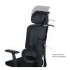 Офисное кресло Аклас Арктик BL R-SR Черный (LVB-308 Black OS-3000 Black) (00144002) изображение 10