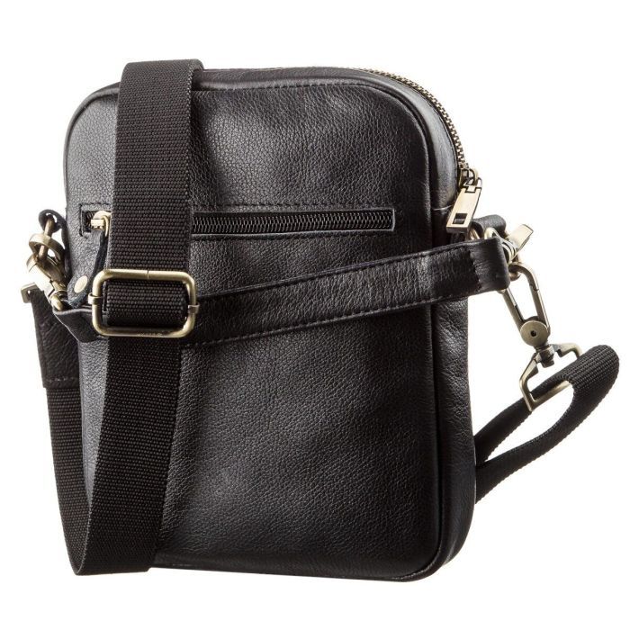 Сумка Shvigel Мужская кожаная Черная (19110) изображение 2