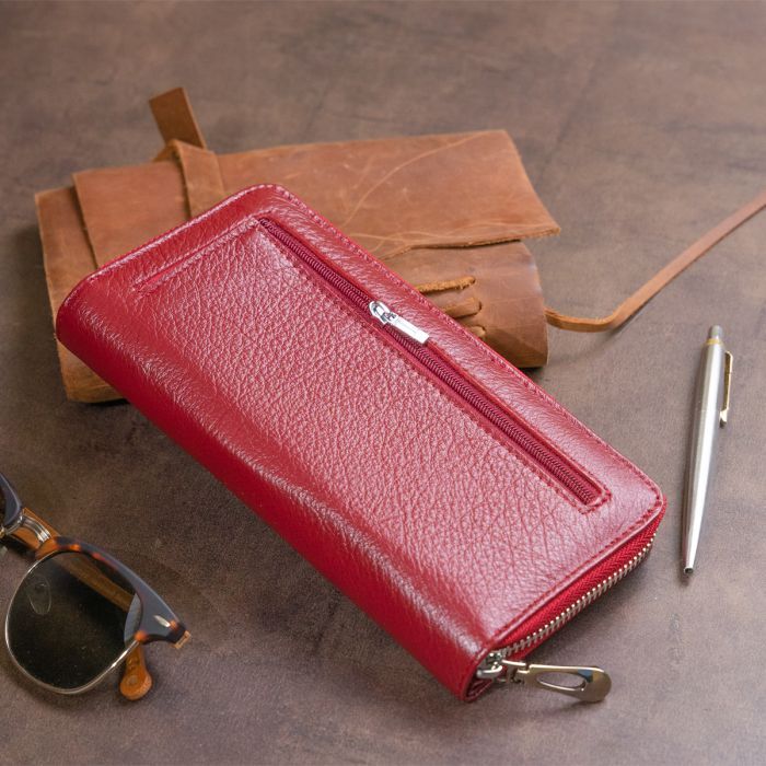 Гаманець ST Leather Зі шкіри унісекс Чорний (19300) зображення 12
