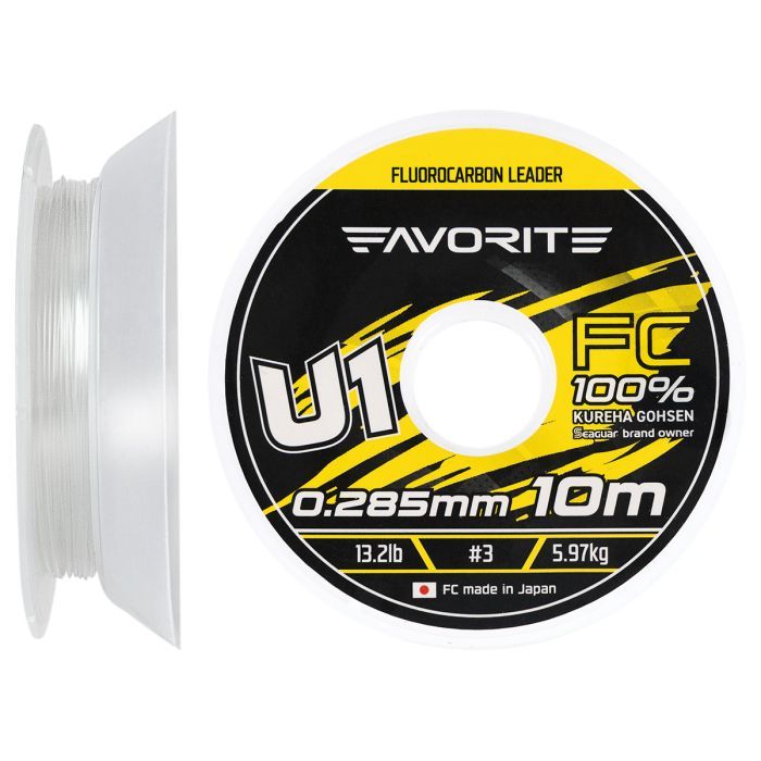 Флюорокарбон Favorite U1 FC 10m 3.5/0.31mm 14.1lb/6.38kg (1693.11.82)