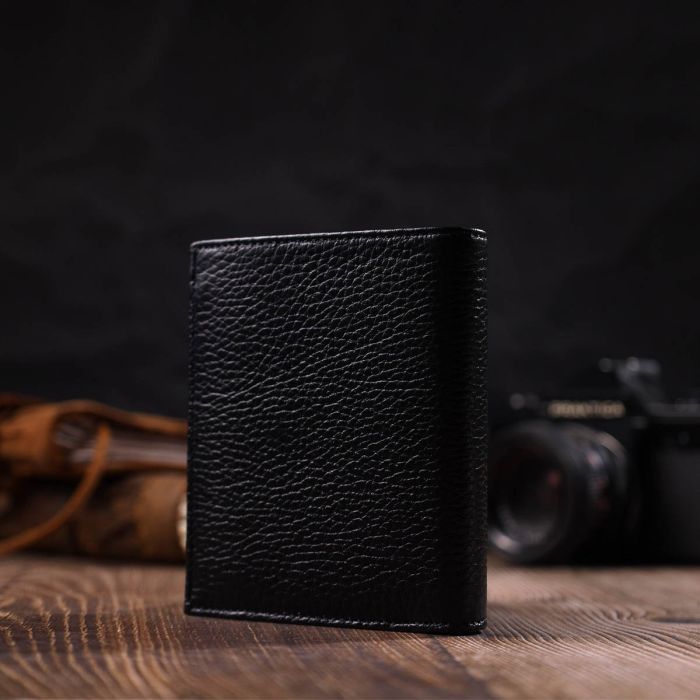 Гаманець Bond Accessories З натуральної шкіри Чорний (21988) зображення 10