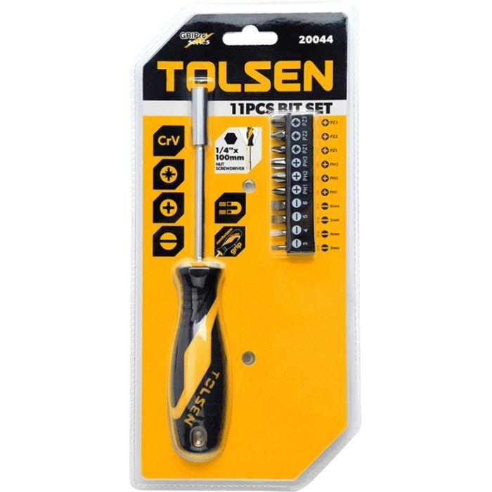 Отвертка Tolsen 11 насадок (20044) изображение 2