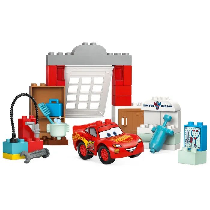 Конструктор LEGO DUPLO Disney и Pixar Тачки Тачки Визит МакКвина в гараж Дока (10456) изображение 4