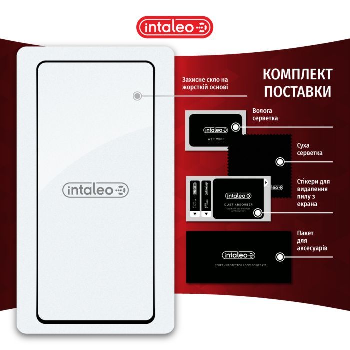 Стекло защитное Intaleo Full Glue Xiaomi Redmi Note 13 5G Black (1283126583902) изображение 8