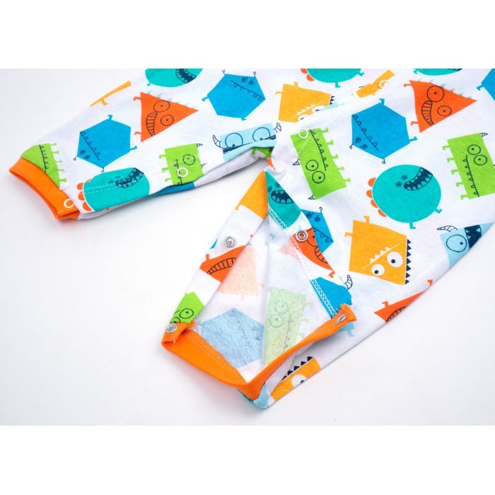 Боди детское Miniworld со зверушками (BTS-511-62-orange) изображение 4