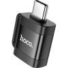 Перехідник UA31C USB-C M to USB F OTG Black HOCO (6942007628129) зображення 3
