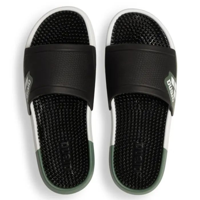 Шлепанцы Arena Marco Active 009279-120 чорний, зелений 45 (3468337513469) изображение 2