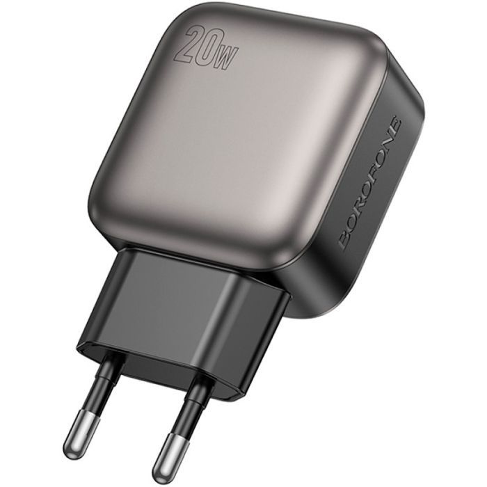 Зарядное устройство BOROFONE BAS54A Absolute 1xUSB-C PD20W + 1xUSB QC3.0 Black (6941991116209) изображение 3