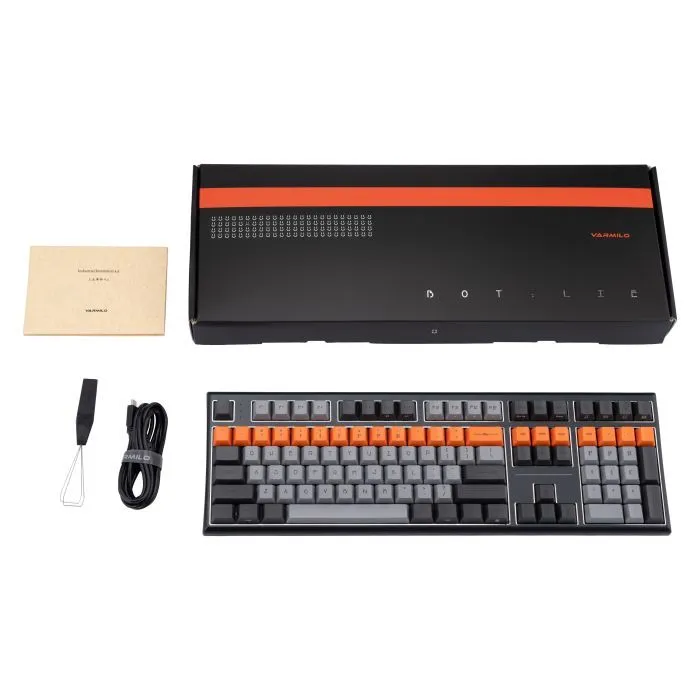 Клавіатура Varmilo Lure VBM108 Bot Lie EC V2 Sakura USB UA Black (A01A003A9A4A01A005) зображення 2