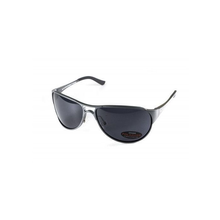 Солнцезащитные очки BluWater Alumination-3 Gun Metal Polarized Серые (4АЛЮМ3-Г20П) изображение 4