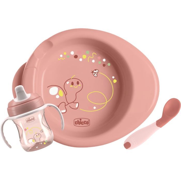 Набор детской посуды Chicco Set Prima Pappa 6м+ Блакитний (16200.25)
