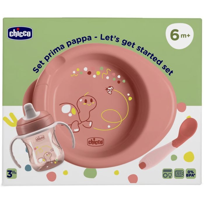 Набор детской посуды Chicco Set Prima Pappa 6м+ Блакитний (16200.25) изображение 7