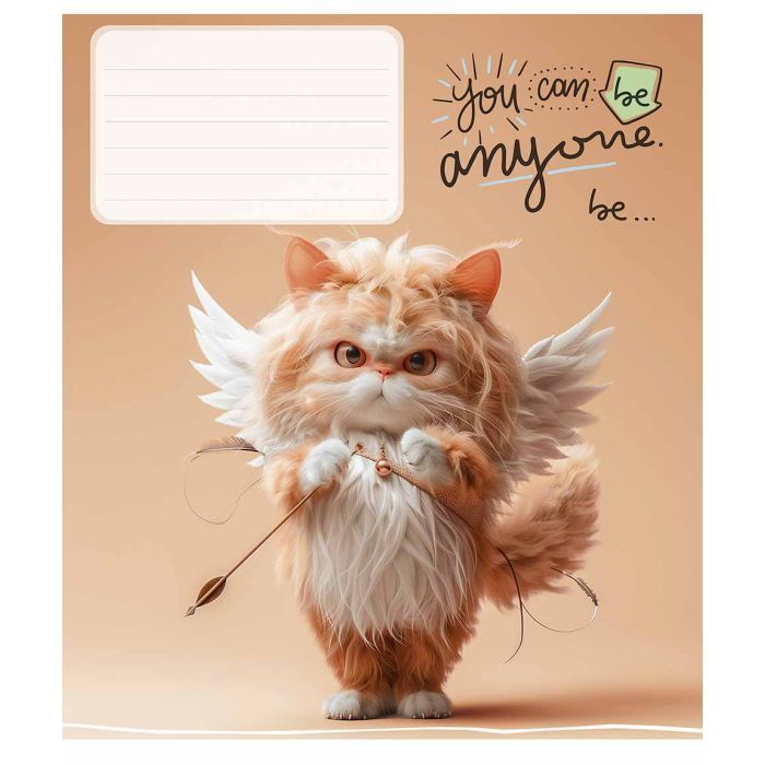 Тетрадь Школярик You can be anyone 12 листов клетка (012-3436K)