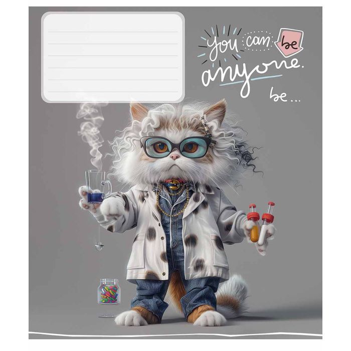 Тетрадь Школярик You can be anyone 12 листов клетка (012-3436K) изображение 2