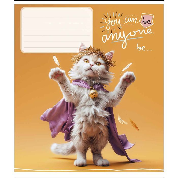Тетрадь Школярик You can be anyone 12 листов клетка (012-3436K) изображение 4