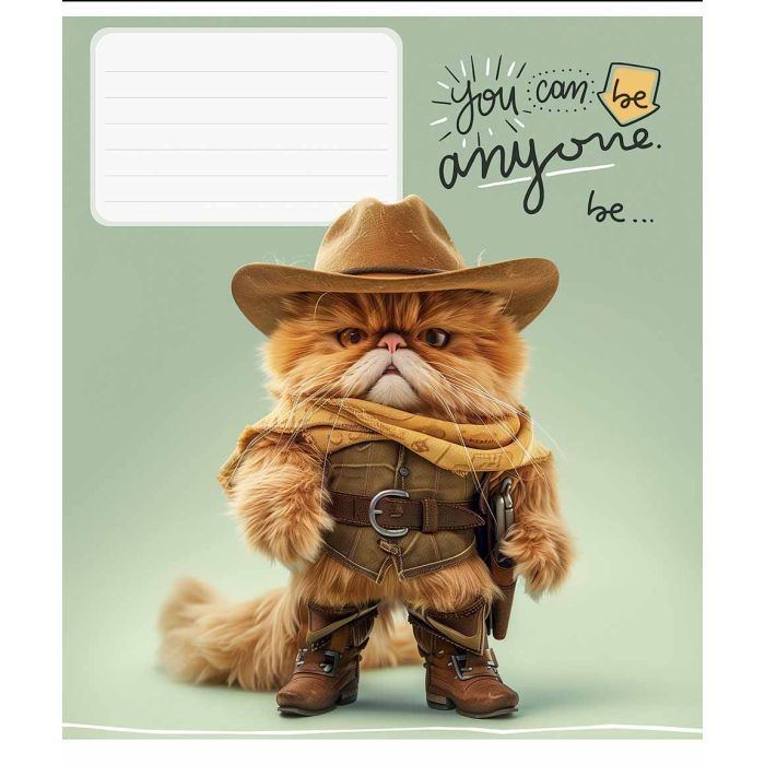 Тетрадь Школярик You can be anyone 12 листов клетка (012-3436K) изображение 5