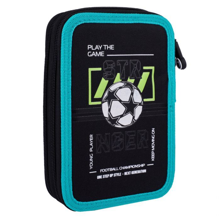 Пенал Yes Football Game HP-01 твердий подвійний (533641) изображение 2