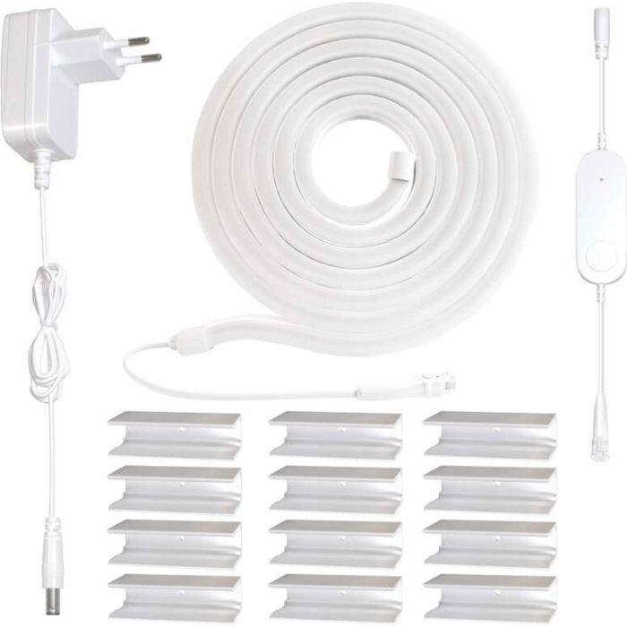 Світлодіодна стрічка EMOS ZPW513I NEON white 5 m 33 Вт RGBIC WiFi (ZPW513I) зображення 3