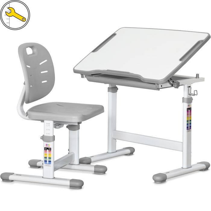 Парта со стулом Evo-kids Ergo Blue (Evo-05 Ergo BL)