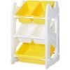 Детский стеллаж Mealux Coral Mini Yellow (KD-E021 Yellow)