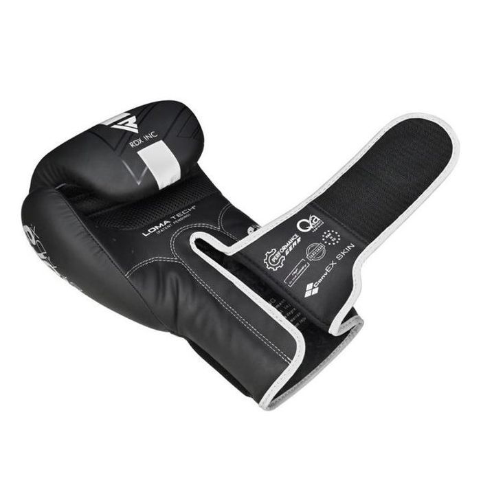 Боксерские перчатки RDX F6 Kara Matte White 8 унцій (BGR-F6MW-8OZ) изображение 4