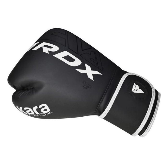 Боксерские перчатки RDX F6 Kara Matte White 8 унцій (BGR-F6MW-8OZ) изображение 6