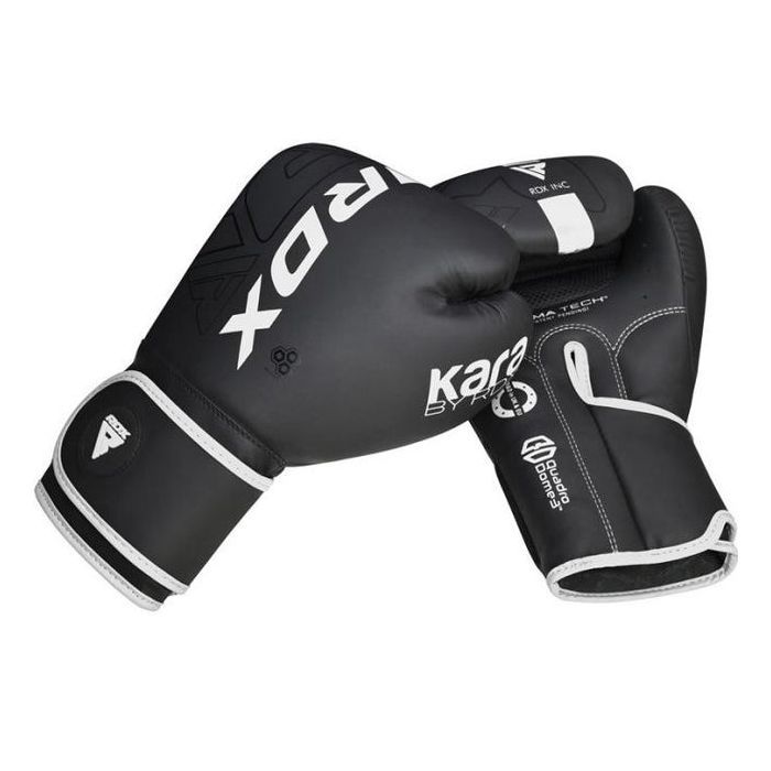 Боксерские перчатки RDX F6 Kara Matte White 8 унцій (BGR-F6MW-8OZ) изображение 7