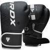 Боксерские перчатки RDX F6 Kara Matte White 8 унцій (BGR-F6MW-8OZ)