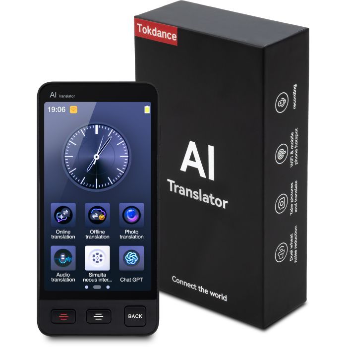 Електронний перекладач Tokdance AI Translator Premium M80 (TKD-M80/T80) зображення 4
