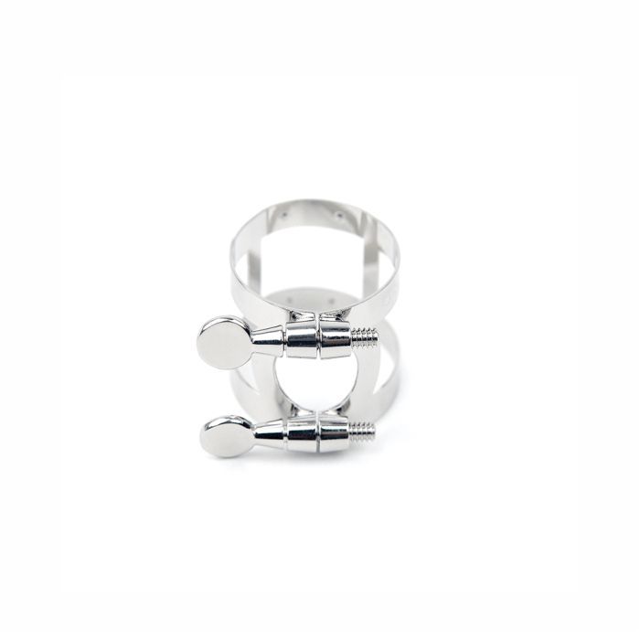 Лигатура для саксофонов D'Addario Rico Ligature For Alto Saxophone NIckel-Plated (RAS1LN)
