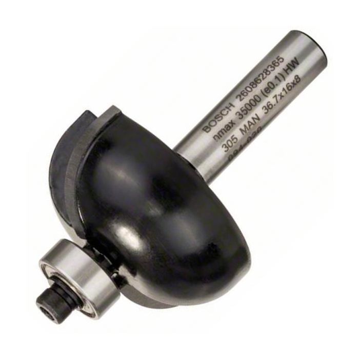 Фреза Bosch Professional галтельна, Std, S8, R6, D12, L9.2 (2.608.628.368)