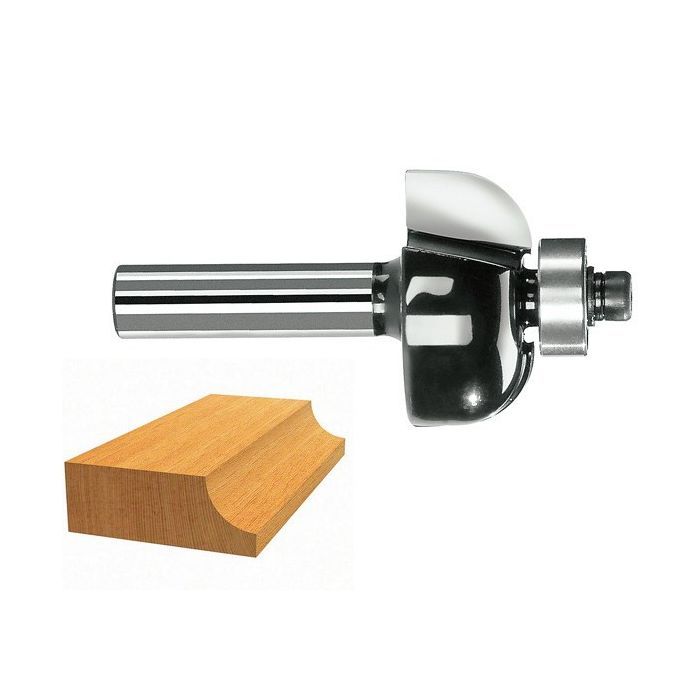 Фреза Bosch Professional галтельна, Std, S8, R6, D12, L9.2 (2.608.628.368) зображення 2