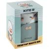 Корзина для бумаг Kite Настольный контейнер для мусора, серо-зеленый (K24-010-1) изображение 5