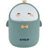 Корзина для бумаг Kite Настольный контейнер для мусора, серо-зеленый (K24-010-1)