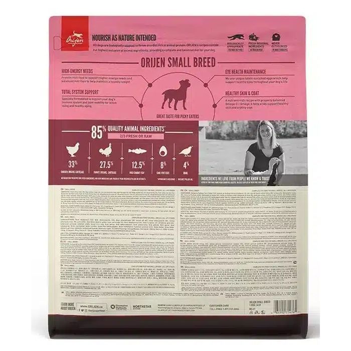 Сухий корм для собак Orijen Small Breed 1.8 кг (0064992714765) зображення 2