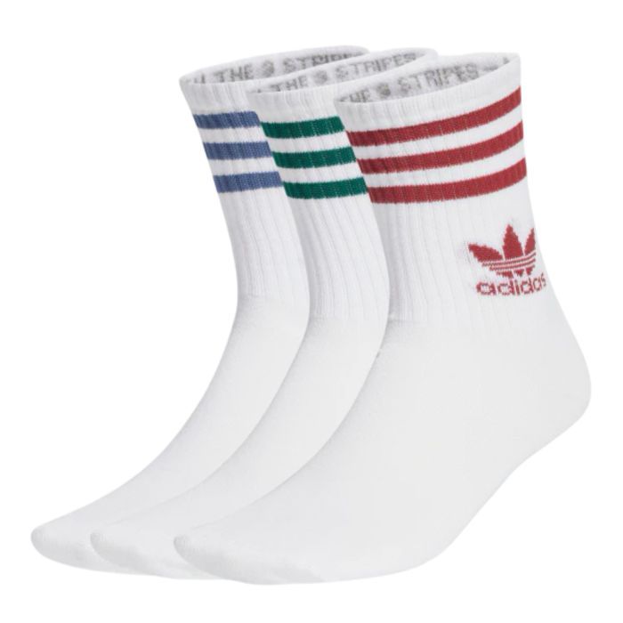Шкарпетки Adidas Crew Sock 3str IJ0733 білий S (37-39) (4066762034659)