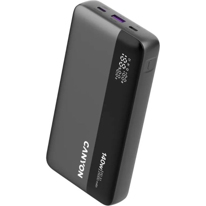 Батарея универсальная Canyon PB-240 25000mAh, PD3.1/140W, PPS, QC3.0, AFC & SCP, Digital Display (CNS-CPB240) изображение 2 Батарея универсальная Canyon PB-240 25000mAh, PD3.1/140W, PPS, QC3.0, AFC & SCP, Digital Display (CNS-CPB240) изображение 2