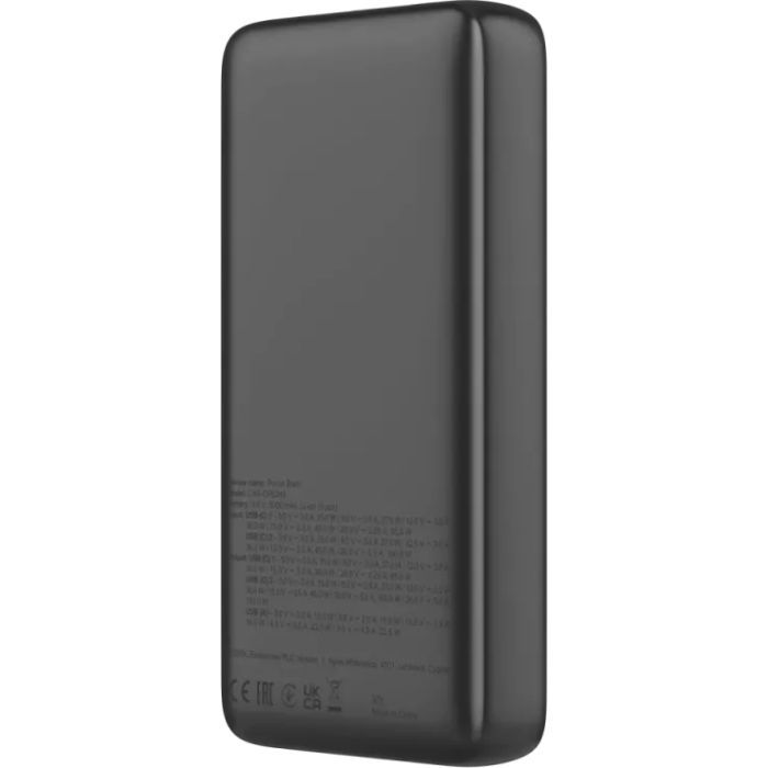 Батарея универсальная Canyon PB-240 25000mAh, PD3.1/140W, PPS, QC3.0, AFC & SCP, Digital Display (CNS-CPB240) изображение 5 Батарея универсальная Canyon PB-240 25000mAh, PD3.1/140W, PPS, QC3.0, AFC & SCP, Digital Display (CNS-CPB240) изображение 5