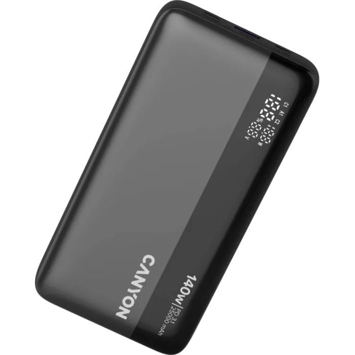 Батарея универсальная Canyon PB-240 25000mAh, PD3.1/140W, PPS, QC3.0, AFC & SCP, Digital Display (CNS-CPB240) изображение 8 Батарея универсальная Canyon PB-240 25000mAh, PD3.1/140W, PPS, QC3.0, AFC & SCP, Digital Display (CNS-CPB240) изображение 8