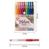 Ручка гелевая Yes набор Glitter 9 штук (420431) изображение 2